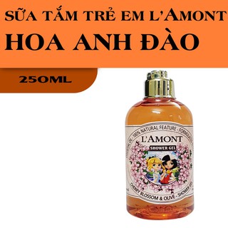 Sữa tắm lamont hương hoa anh đào 250ml cho bé