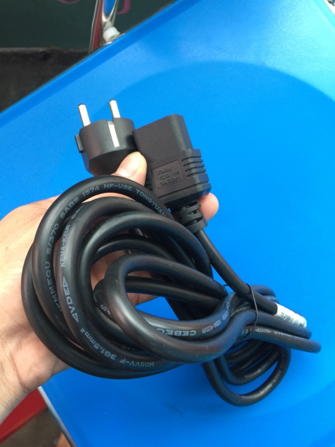 Dây nguồn 2 chấu c19, dài 2m , dây sạc ups, DÂY NGUỒN C19 (MỚI) DÙNG CHO BỘ LƯU ĐIỆN (UPS)