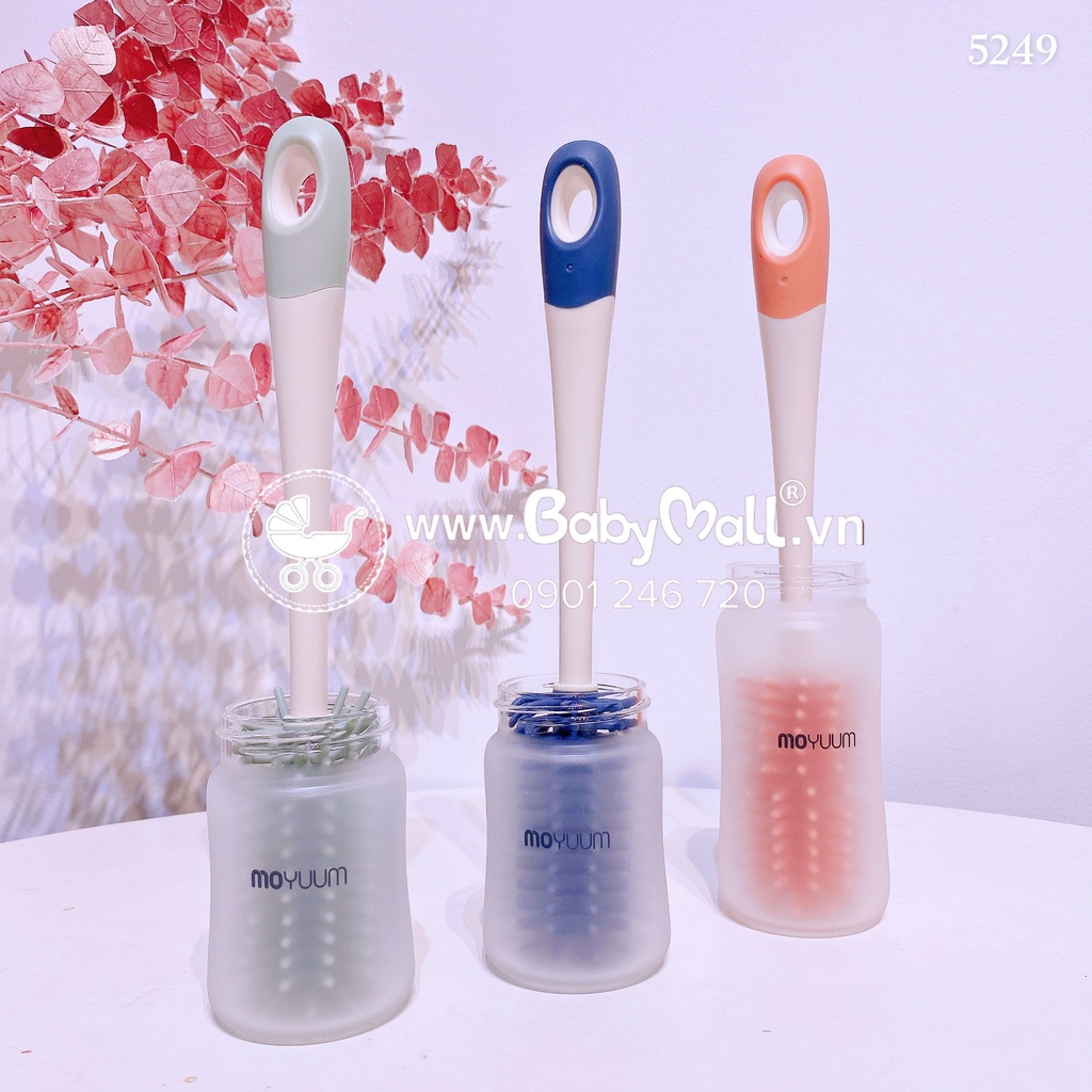 Bộ cọ bình sữa sillicon 4 món kèm đế cắm 5249