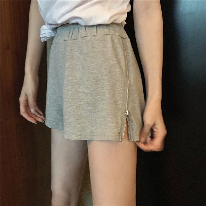 Quần ngắn dành cho nữ Lưng Cao Dáng Chữ A Phong Cách Hàn Quốc