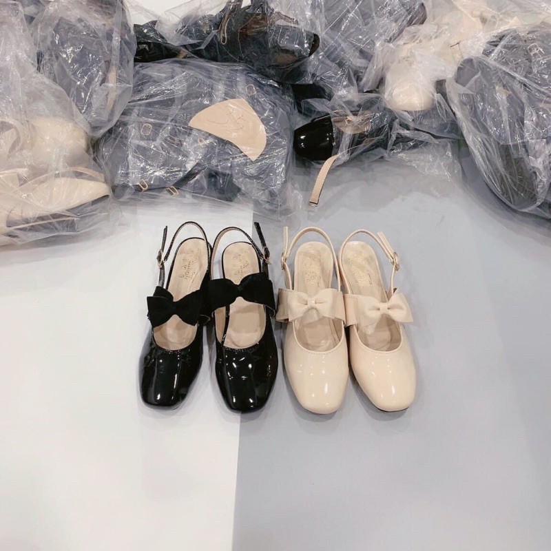 Giày bệt nơ quai cài | BigBuy360 - bigbuy360.vn