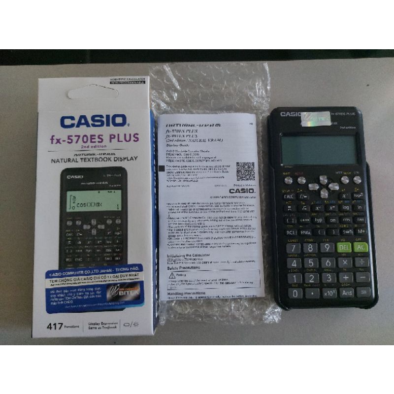 (lỗi 1 đổi 1)( Hàng Thái Lan) Máy tính Casio học sinh FX570 ES - 2nd Edition - Máy tính học sinh cầm tay0