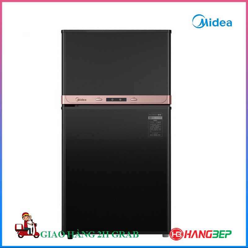 [Mã ELHADEV giảm 4% đơn 300K] Tủ sấy ly chén bát diệt khuẩn 2 tầng Midea 77 lít MXV-ZLP80XC65-R