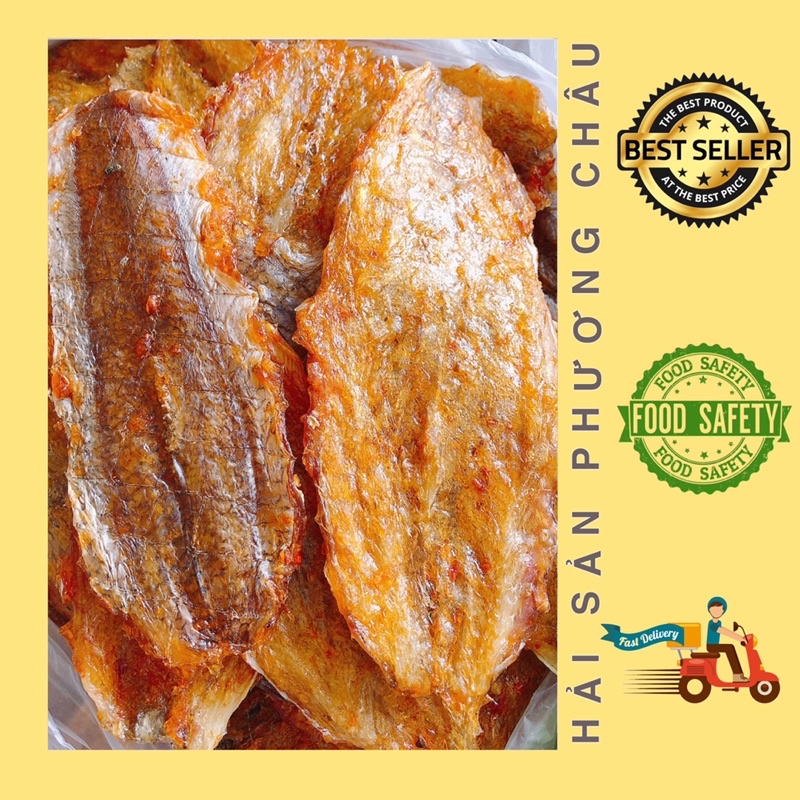 Khô cá mối tiêu đường lạt không mặn ăn cơm 500g