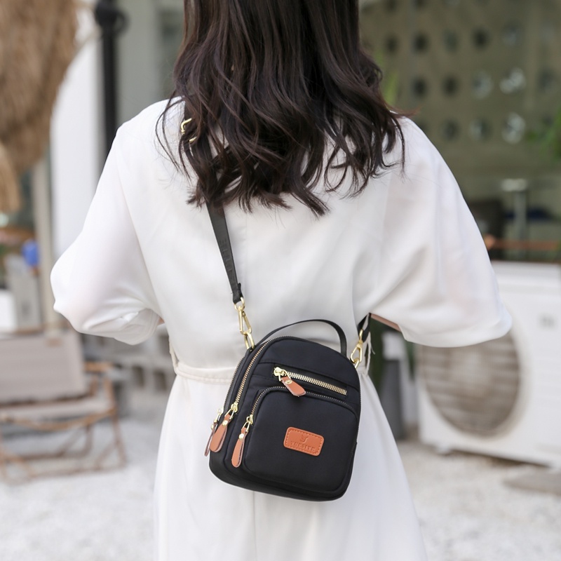Túi Đeo Vai Đựng Điện Thoại Màu Trơn Thiết Kế Đơn Giản Thời Trang Phong Cách Phương Tây Cho Nữ