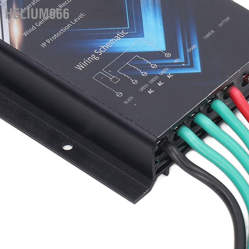 Bộ điều khiển tuabin gió 800W Hợp kim nhôm IP67 máy phát điện không thấm nước 12V 24V Helium066
