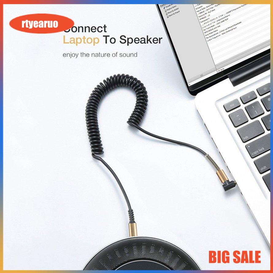 Car Audio Cable 3.5mm Male To Male Cord Aux Cable Gold-plated Connector