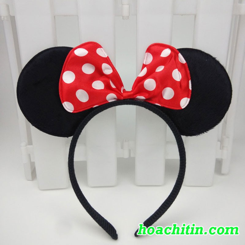 Cài tóc Mickey nơ nhỏ hóa trang halloween biểu diễn văn nghệ