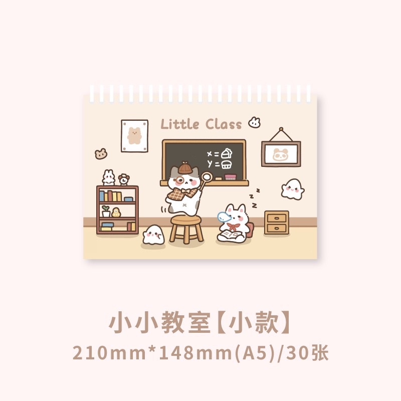 Sổ chiết và lưu trữ sticker, washi size A5/A4, có lò xo/ Sổ bảo quản hình dán washi tape