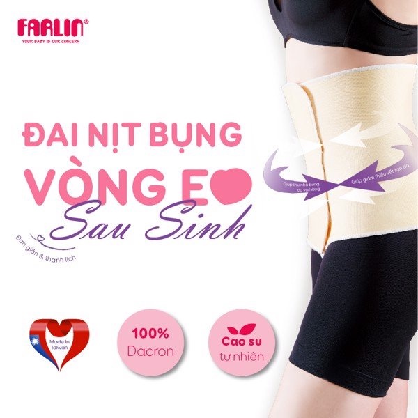 Đai Gen Farlin Định Hình Vòng Eo Cho Mẹ Sau Sinh BF600S/M/L