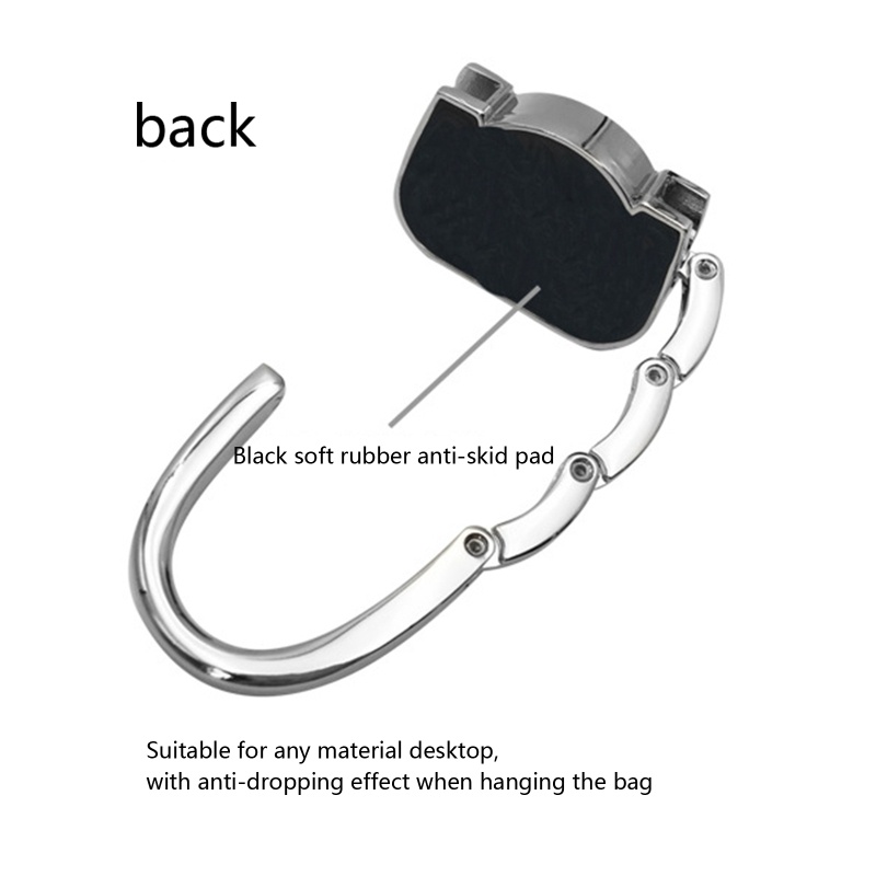 Móc Treo Túi Xách Hình Chữ U Có Thể Gấp Gọn Tiện Dụng Thời Trang Cho Nữ