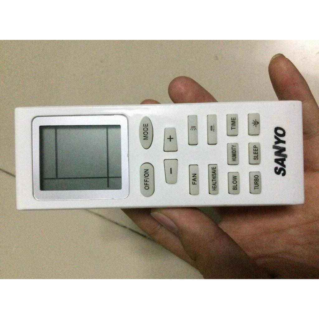 Remote điều khiển điều hòa sanyo 14 nút dành cho nhiều điều hòa tặng kèm pin