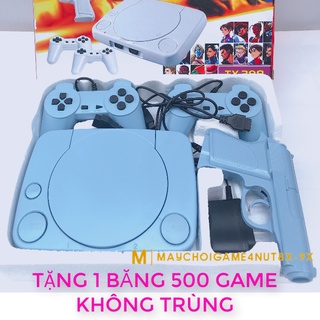 Máy chơi game 4 nút ,súng bắn vịt - Tích hợp sẵn 999999 trò, kèm băng 500 game không trùng.