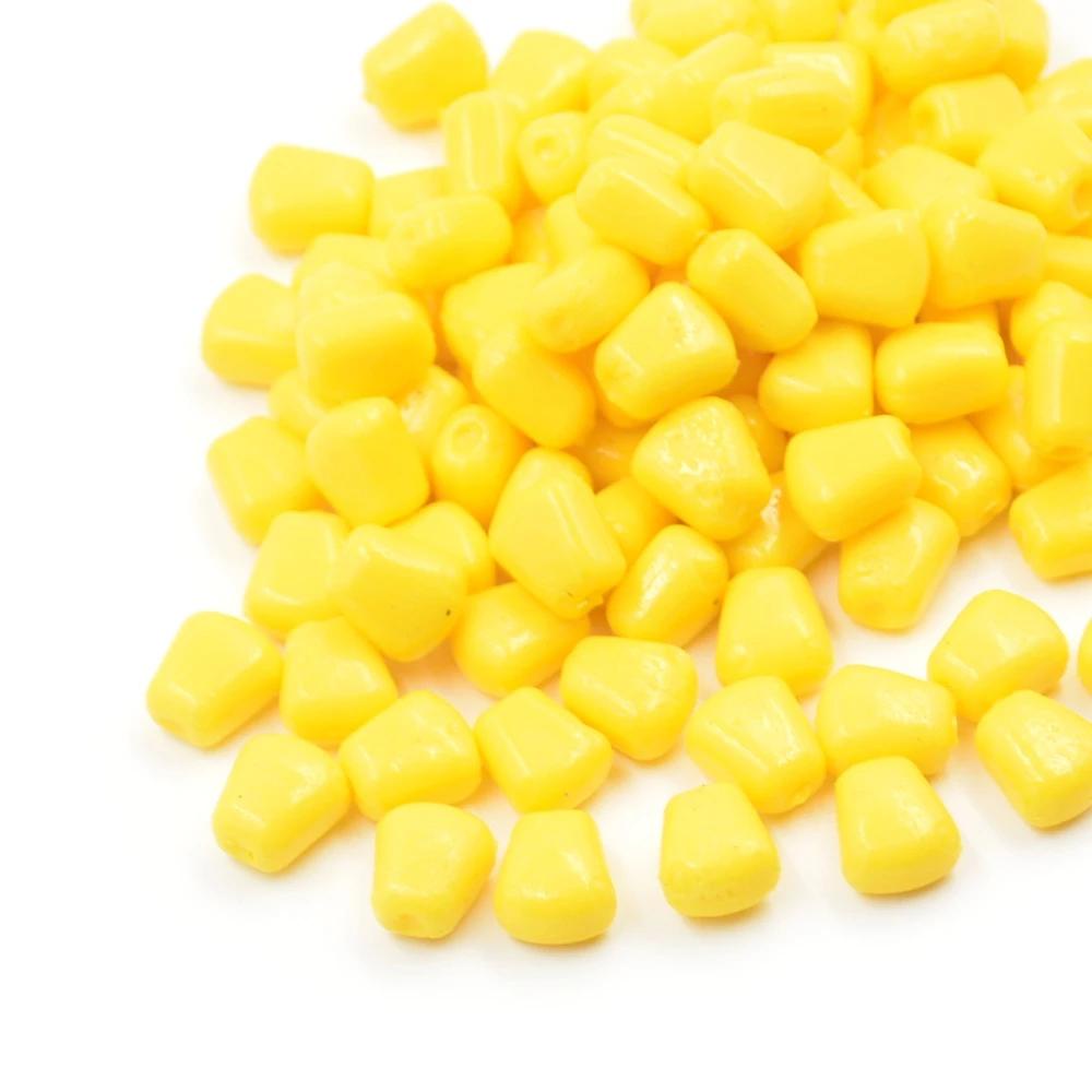 Mồi Câu Cá Giả Hình Hạt Bắp Bằng Nhựa Mềm Có Mùi Bắp