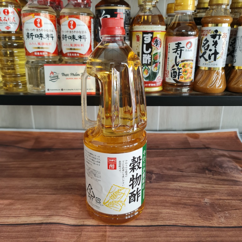 Giấm Nhật Bản Nguyên Chất Yawaraka Sanmi No Kokumotsu Su {Uchibori} 1.8L