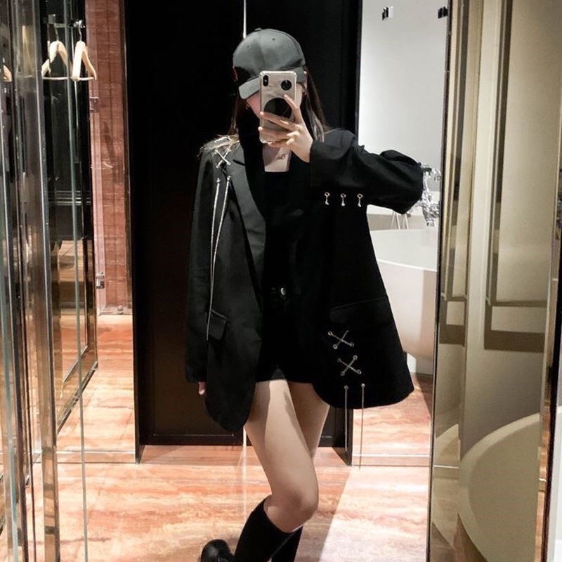 Áo Blazer nữ form xuông rộng phong cách hàn quốc mẫu mới đẹp mã TT01 | BigBuy360 - bigbuy360.vn