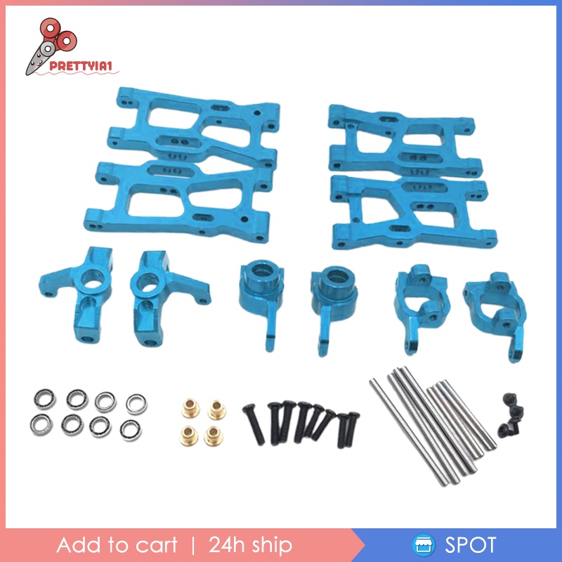 Bộ Phụ Tùng Nâng Cấp Bằng Kim Loại Prettyia1 [Prettyia1] WLtoys 144001 124018 124019 Phụ Kiện Thay Thế Cho Máy Hút Bụi Tiện Lợi