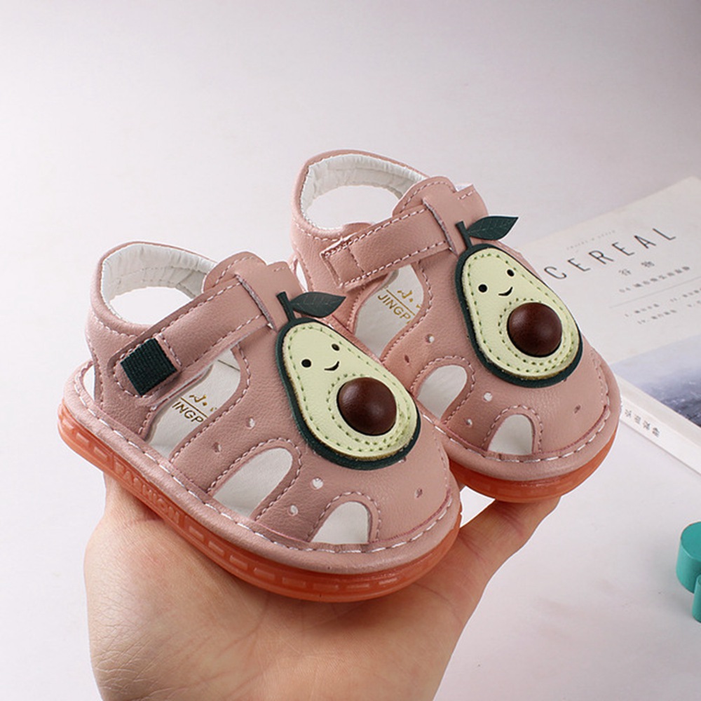 Baby Shoes With Sound Kids Soft Bottom Sandals Girls Boys Beef Tendon Bottom Shoes