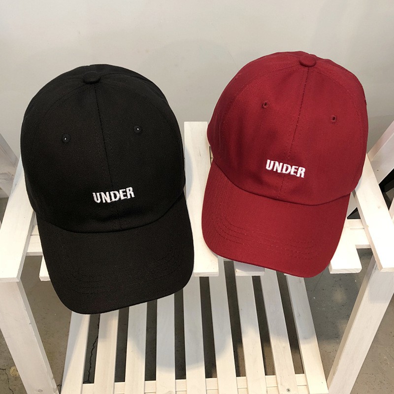 Mũ lưỡi trai , Nón kết thêu chữ under nhiều màu Phong cách Ulzzang form unisex nam nữ M12