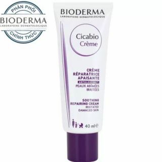 Kem Dưỡng Phục Hồi Và Làm Dịu Da Bị Kích Ứng Bioderma Cicabio Creme 40ml