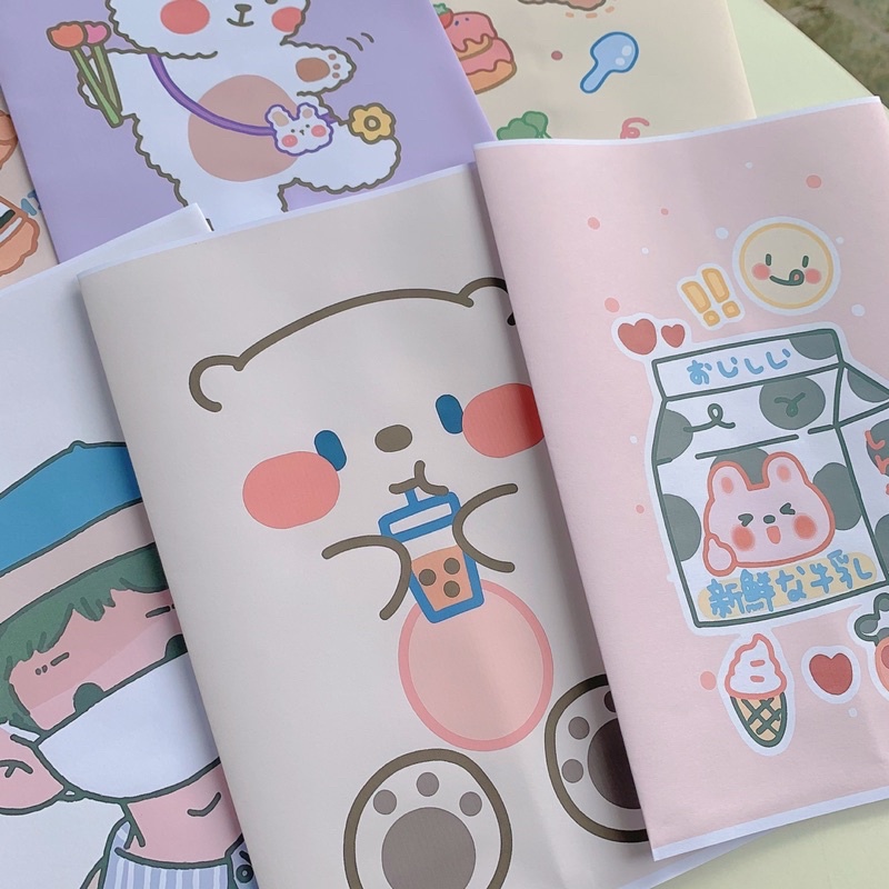 Túi giấy mini hoạt hình đáng yêu gói hàng, gói quà | BigBuy360 - bigbuy360.vn