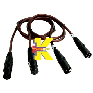 DÂY CANON XRL 2 ĐẦU ĐỰC, CÁI LIỀN DÂY LOẠI CAO CẤP