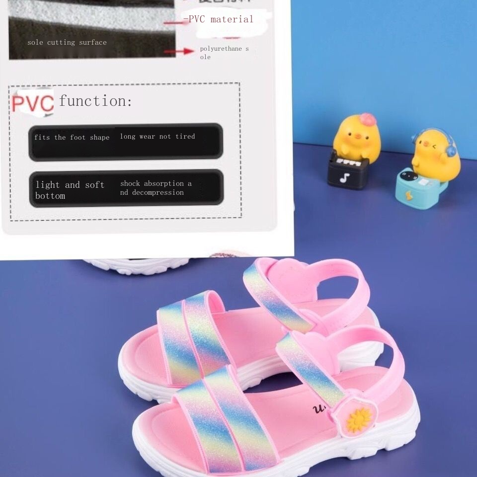 Xăng đan Đế Mềm Thời Trang Mùa Hè Cho Bé Gái Tiểu Học 2021