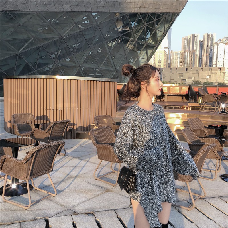 Áo len nhũ kim tuyến sang chảnh (HÀNG LOẠI 1 CÓ ẢNH THẬT) | BigBuy360 - bigbuy360.vn