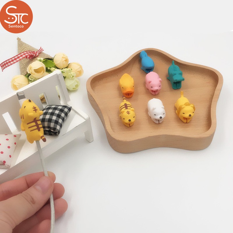 Thú kute kẹp ngậm bảo vệ đầu sạc - Phụ Kiện Hoàng Long | BigBuy360 - bigbuy360.vn