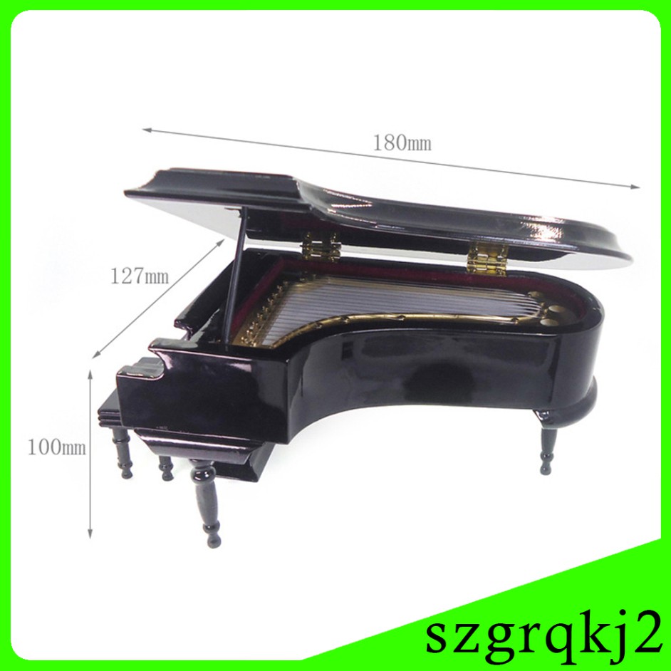 Đàn Piano Mini Tỉ Lệ 1 / 12 Trang Trí Nhà Búp Bê