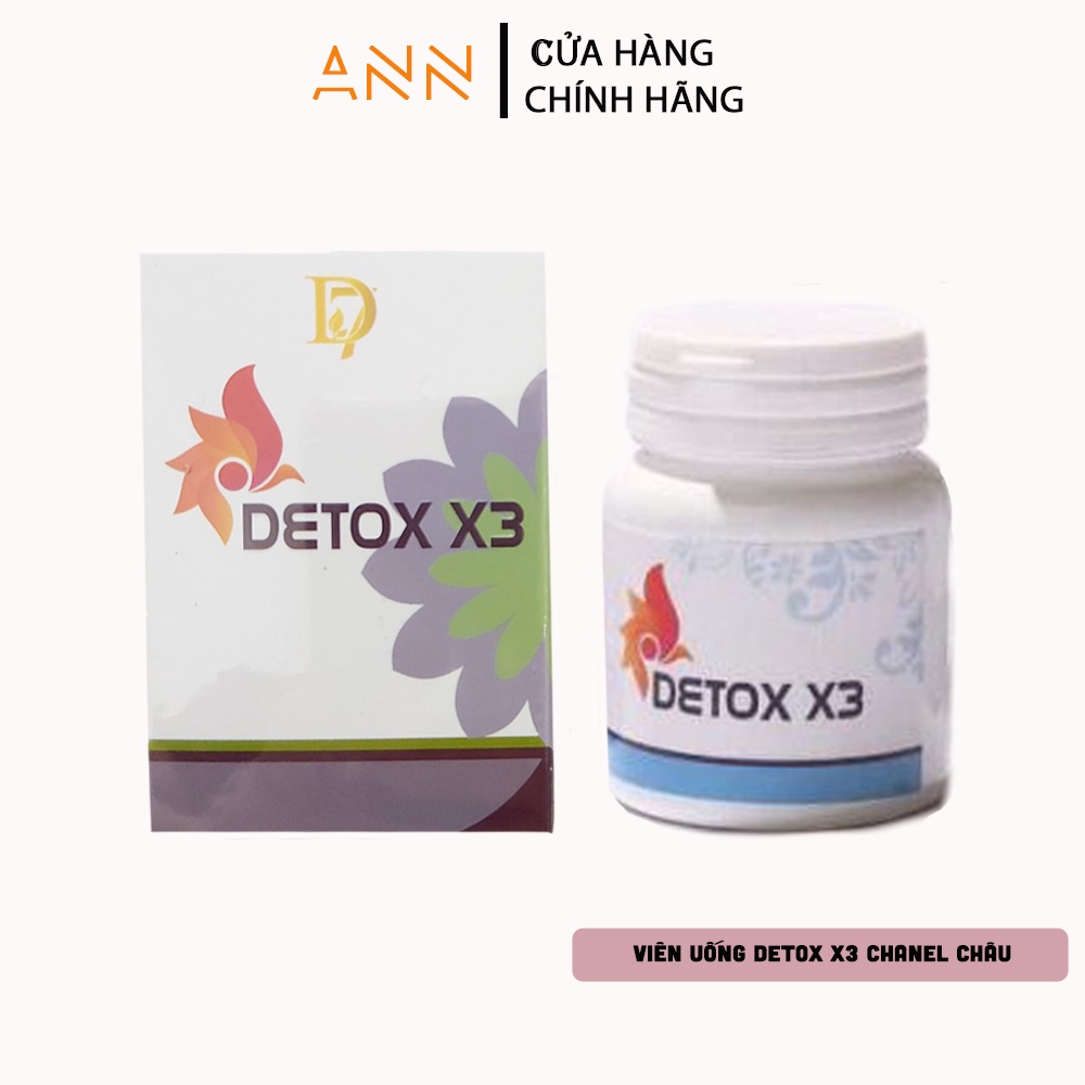 [Chính hãng] Viên Uống Detox X3 thanh lọc cơ thể - 8938518583031