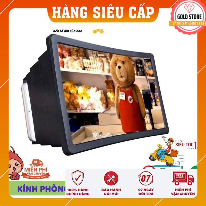 Kính Xem Phim Phóng Đại Hình Ảnh Điện Thoại 3D 8 Inch Thế Hệ Mới 2020