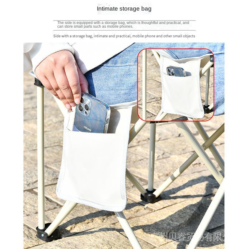 Ghế ngồi câu cá, cắm trại, dã ngoại, du lịch gấp gọn có tựa lưng, ghế xếp thư giãn