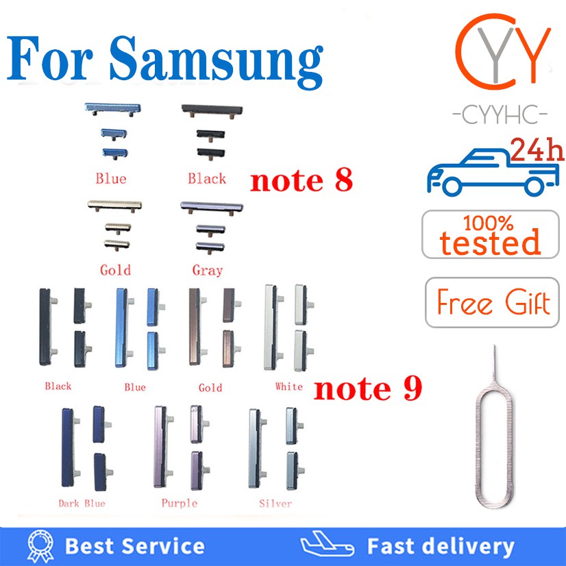 Nút Bấm Nguồn Và Âm Lượng Thay Thế Cho Samsung Galaxy Note 8 N950 F Note 9 N960 F Chuyên Dụng