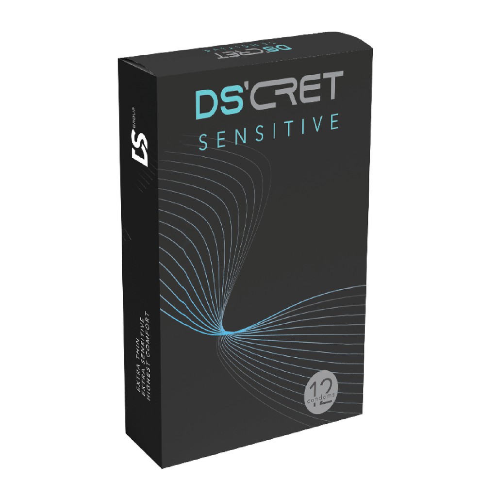 Bao cao su DS'CRET Sensitive 12 Cái/Hộp+ Tặng bao cao su Strong và Sweet