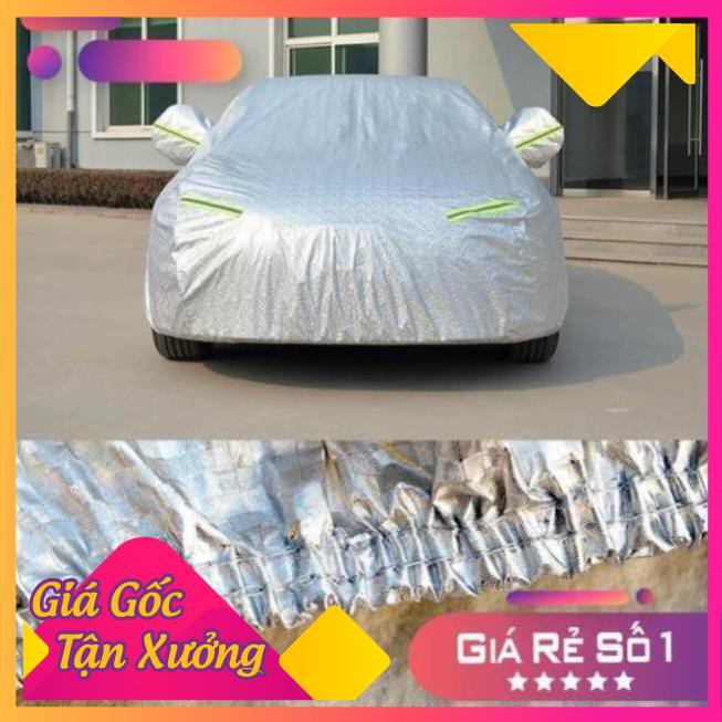 Bạt phủ xe ô tô cao cấp kích thước 480x175x120cm - bạt phủ chống nắng bảo vệ ô tô - bạt bảo vệ chống nắng mưa cho ô tô