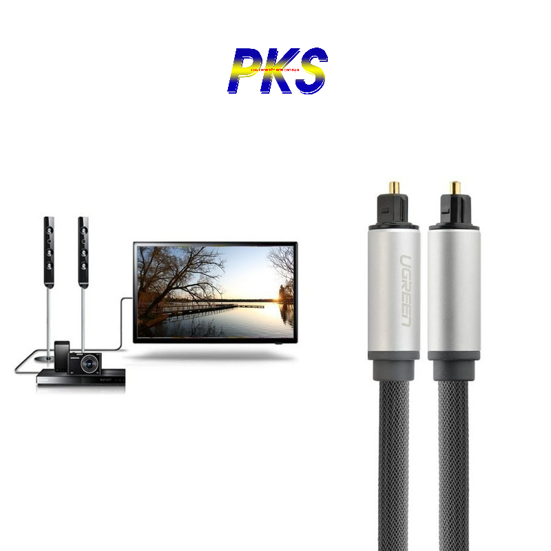 Cáp quang Optical kết nối âm thanh 1M vỏ nhôm cao cấp chính hãng Ugreen 10539
