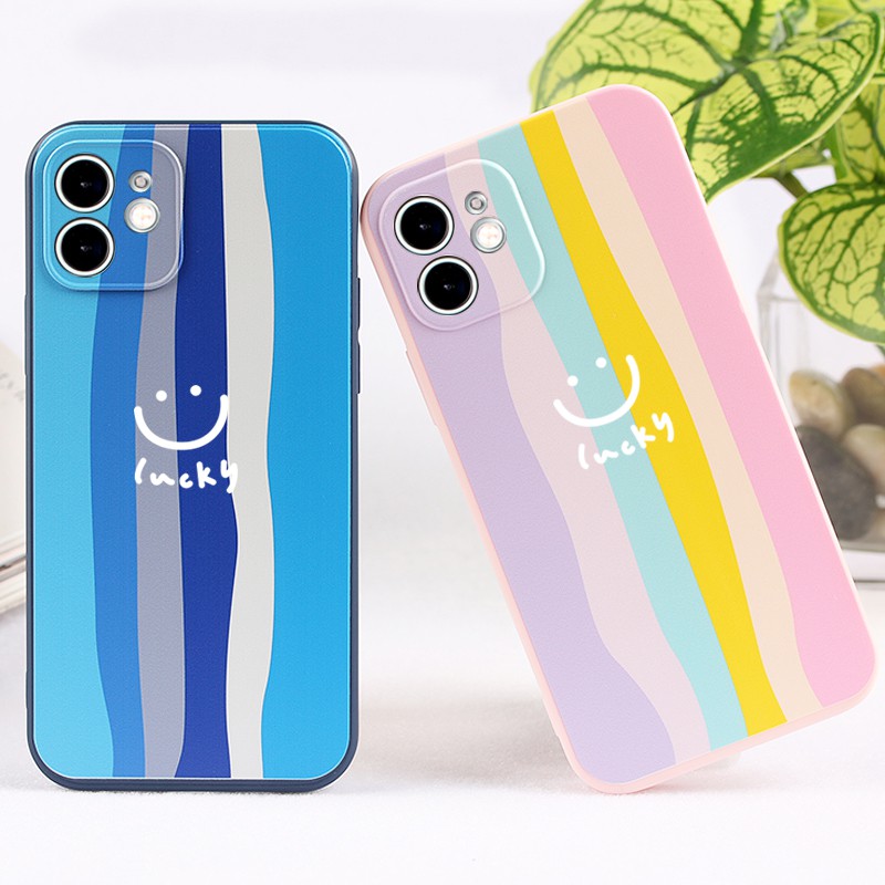 Ốp lưng JURSUE mềm hình cặp đôi dễ thương đẹp cho iPhone 13 12 11 Pro Max SE 2020 X XR XS ip 8 7 6 6S Plus kute Y354