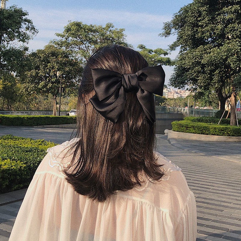 Dây buộc tóc nơ sau lưng phong cách Nhật Bản cho nữ