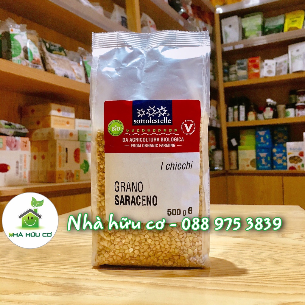 HẠT KIỀU MẠCH hữu cơ SOTTOLESTELLE 500g/100g- Date: 28/2/2025 - Nhà Hữu Cơ