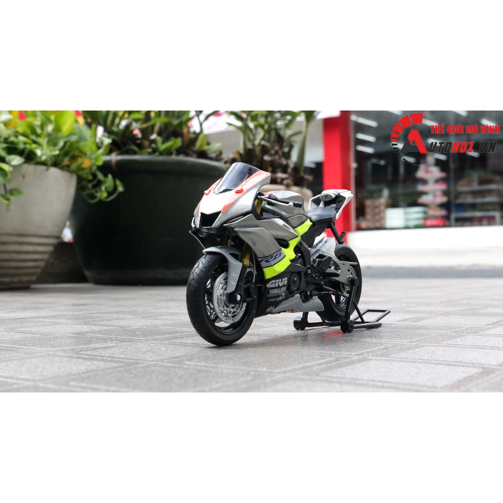 MÔ HÌNH YAMAHA R6 2020 GREY ĐỘ PÔ SC 1:12 AUTONO1 D197