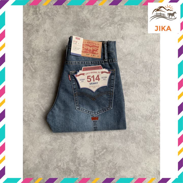 Quần Jeans nam ống suông cao cấp không phai màu JIKA STORE JK900