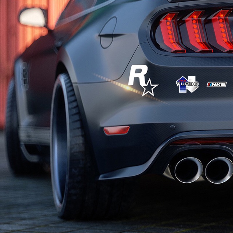 1 Miếng Dán Phản Quang Trang Trí Ngoại Thất Xe Hơi