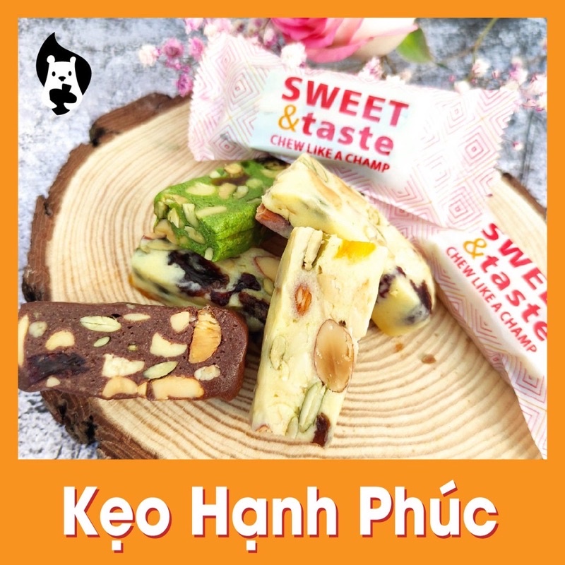 Kẹo NOUGAT Sữa Hạt Dinh Dưỡng❤️Siêu Ngon❤️200gr_ Đồ Ăn Vặt CemLy Hà Nội
