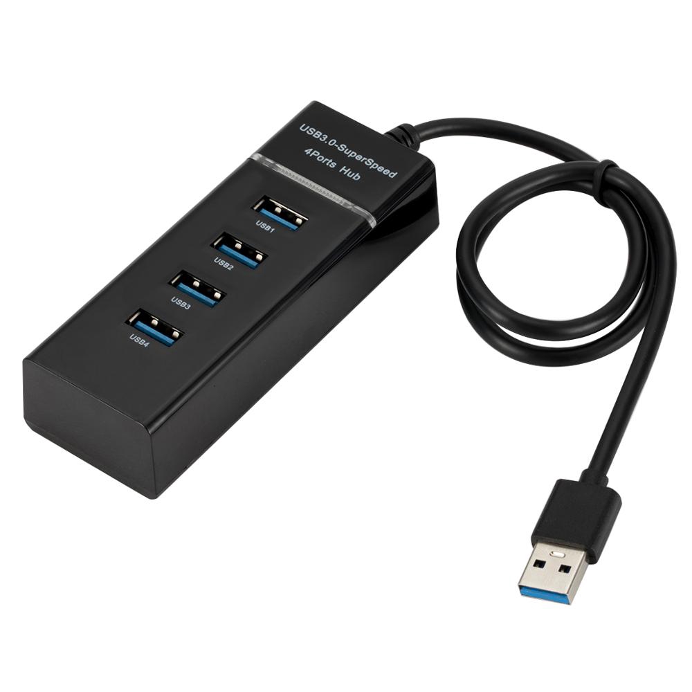 Hub Chia 4 Cổng Usb 3.0 Tốc Độ Cao Với 4 Cổng Usb 3.0