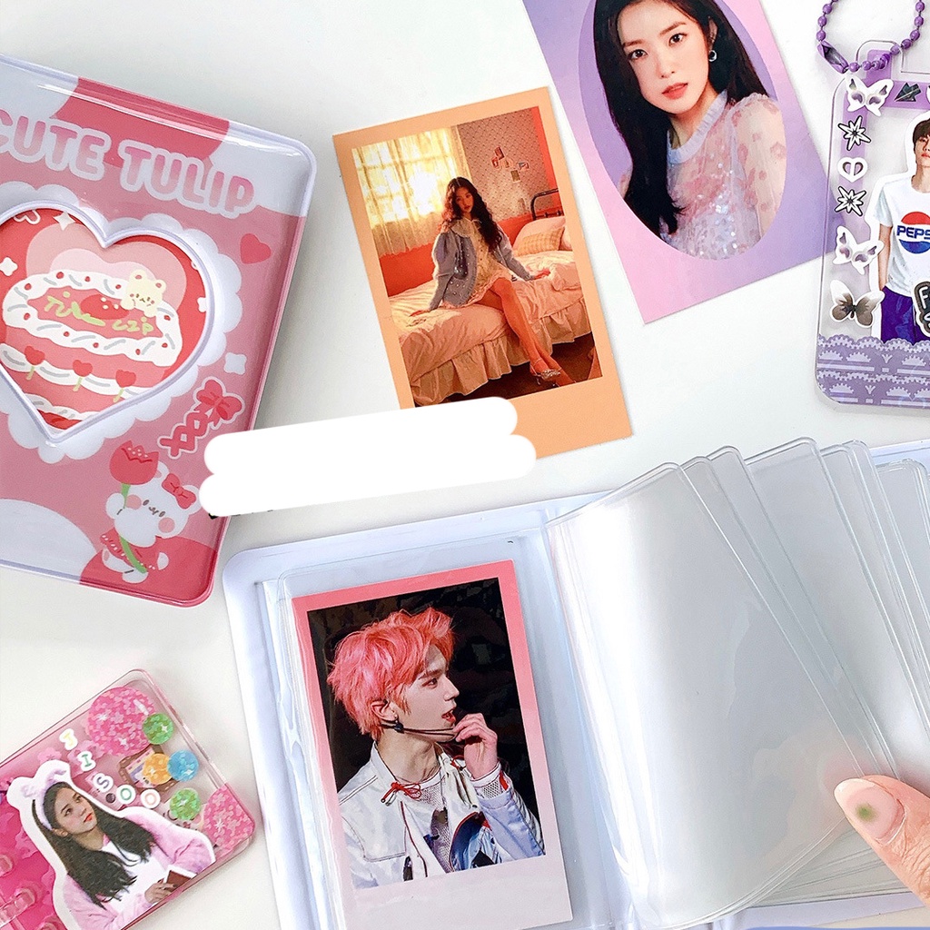 Album, Sổ Đựng Card Collect Book Precious Cute Tulip