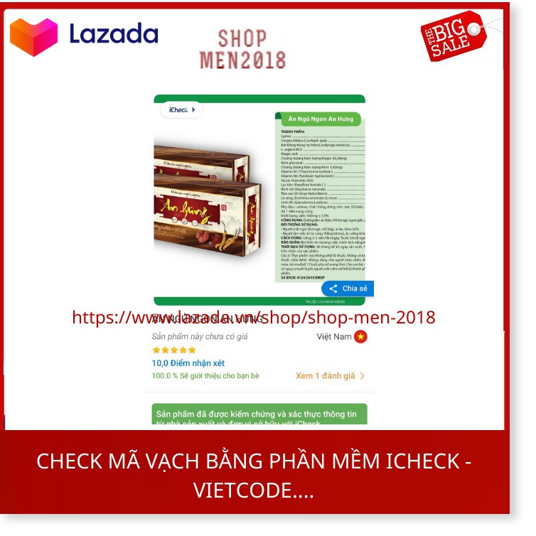 Trùng thảo ăn ngủ ngon tăng sức đề kháng ăn ngon ngủ tốt Viên ăn ngủ ngon An Hưng hộp 60 viên HSD 2023 | BigBuy360 - bigbuy360.vn