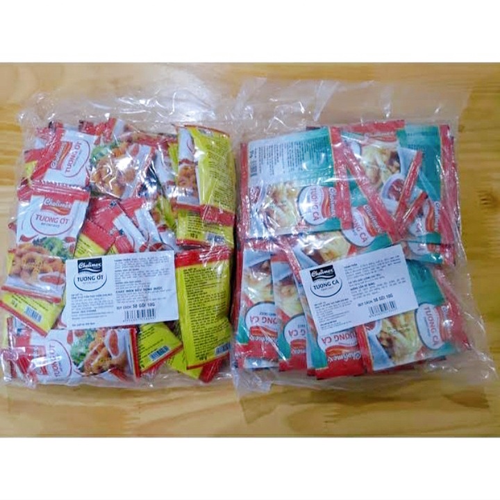 Thùng tương ớt / tương cà cholimex gói 10gr