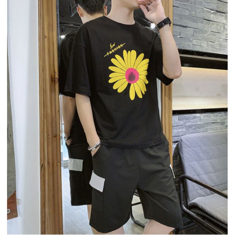 [ Bộ hè- Siêu Mát ] Bộ Thể Thao, Bộ Mặc Nhà Nam Hoa Cúc mới siêu hot 2021 | BigBuy360 - bigbuy360.vn