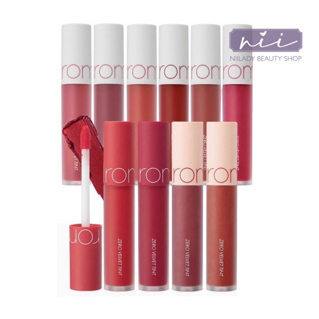 [Màu mới #18~21] Son Romand Zero Velvet Tint | Thế Giới Skin Care